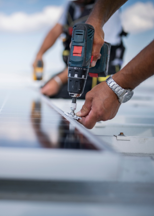 solar panel installation